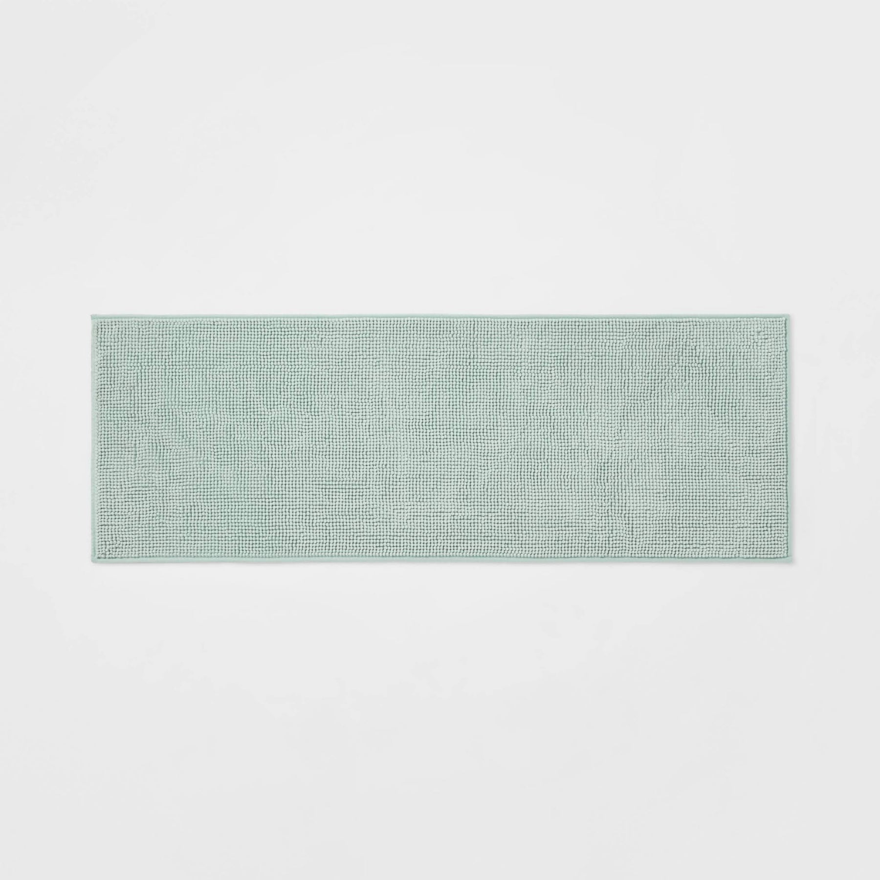 20"x58" Everyday Chenille Bath Runner Mint - Room Essentials